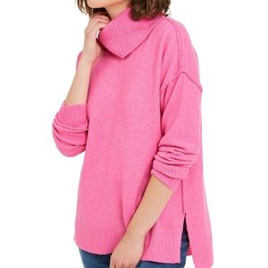 Becca Tilley x Bar III Turtleneck High Low Sweater